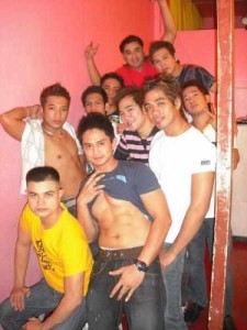 a bevy of boys at Eaglenest Spa, circa 2010